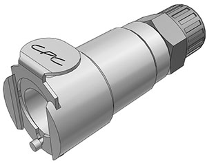 76200 - Kupplung MS-VC mit Klemmverschraubung 9,5 x 6,4 mm mit Absperrung, NSF (LCD13006 NSF)