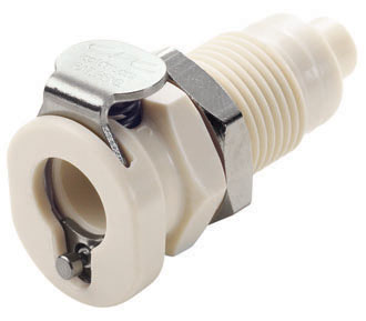 PMC160112 - Kupplung PP Schott mit Schlauchtülle 1,6 mm ohne Absperrung