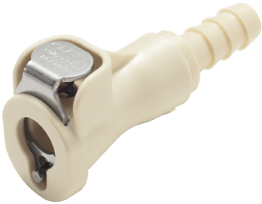 PMC170412 - Kupplung PP mit Schlauchtülle 6,4 mm ohne Absperrung