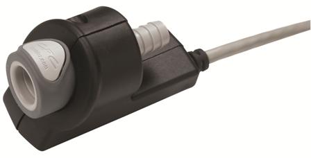 INS4DR1700400 - RFID Kupplung PP mit Schlauchtülle 6,4 mm mit Absperrung, Non-Spill Lesegerät mit RS-232 Schnittstelle