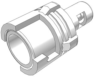 SMF01 SMF01 - Submini.-Kupplung Acetal mit 1,6 mm Schlauchtülle ohne Absperrung