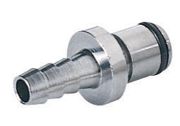 70100 - Stecker MS-VC mit Schlauchtülle 6,4 mm ohne Absperrung, NSF (LC22004 NSF)