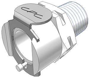 PLC10004BSPT PLC10004BSPT - Kupplung Acetal mit konischem AG 1/4" BSPT ohne Absperrung