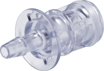 MPC22002T03MB25 - Stecker Polycarbonat mit Schlauchtülle 3,2 mm Schlauch ID, Silikon-O-Ring Kl.VI