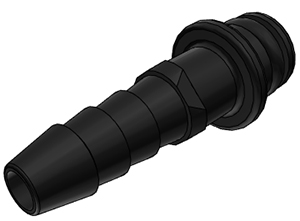 TMF0212 TMF0212 - 3,2 mm Stecker Einsatz ohne Absperrung aus Polypropylen
