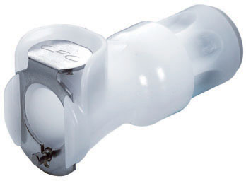 PLC14004 PLC14004 - Kupplung Acetal mit JG Steckanschluss 6,4 mm ohne Absperrung