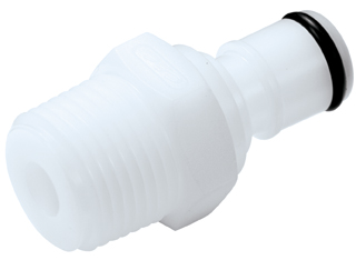 APC24006 - Stecker Acetal mit konischem AG 3/8" NPT ohne Absperrung