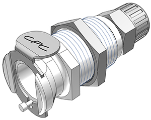 PLC12006 PLC12006 - Kupplung Acetal Schott/Klemmverschraub. 9,5 x 6,4 mm ohne Absperrung